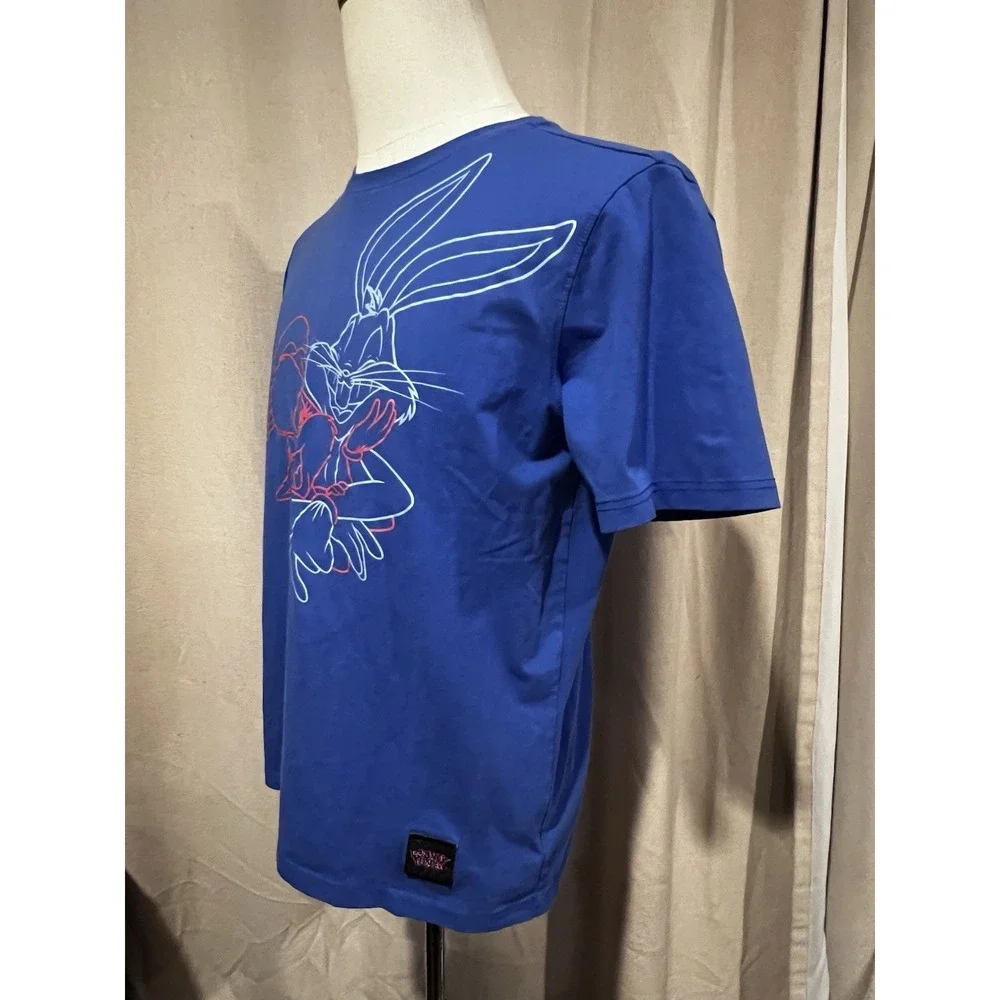Looney Tunes Biggs‎ Bunny T Shirt Medium Blue